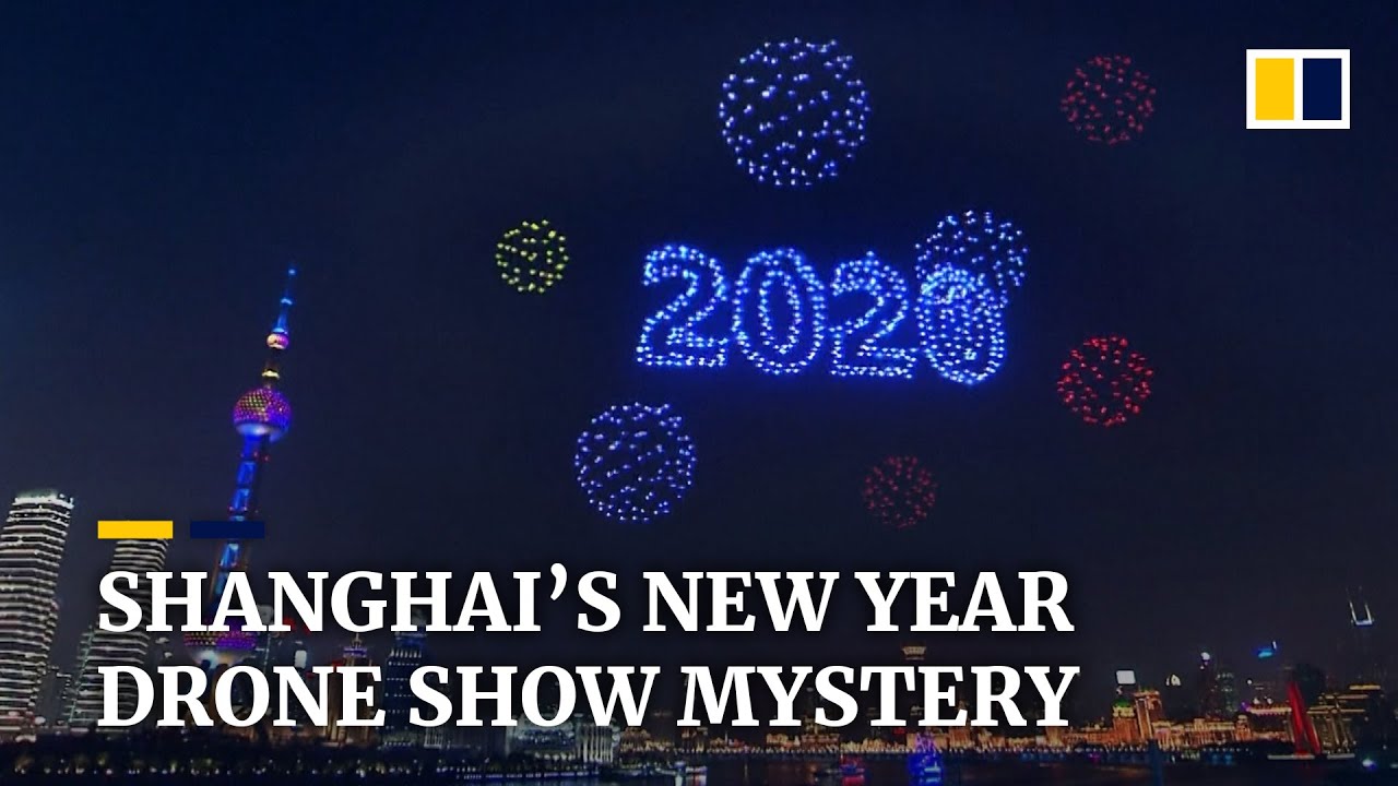 China new year drone show 2050